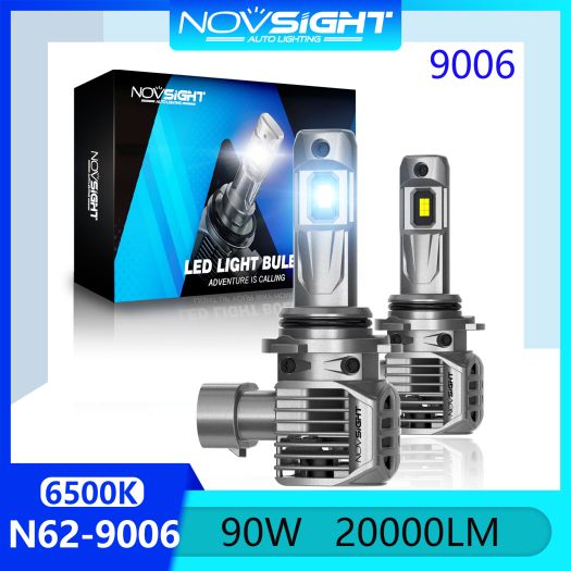 Review Novsight N62 Hb4 9006 Bóng Đèn Pha Led 6500k Màu Trắng Mát Ánh