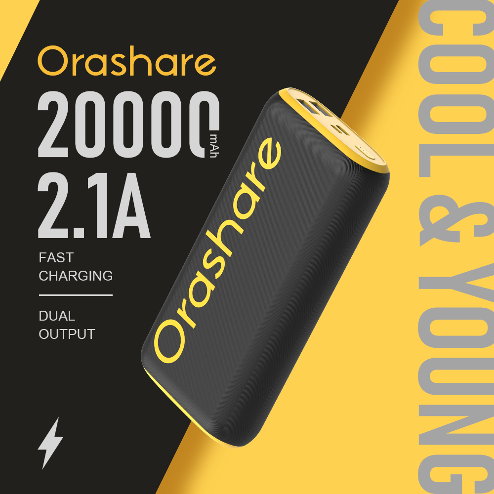 Orashare O Power Bank Mah Fast Charging Powerbank Large Capacity