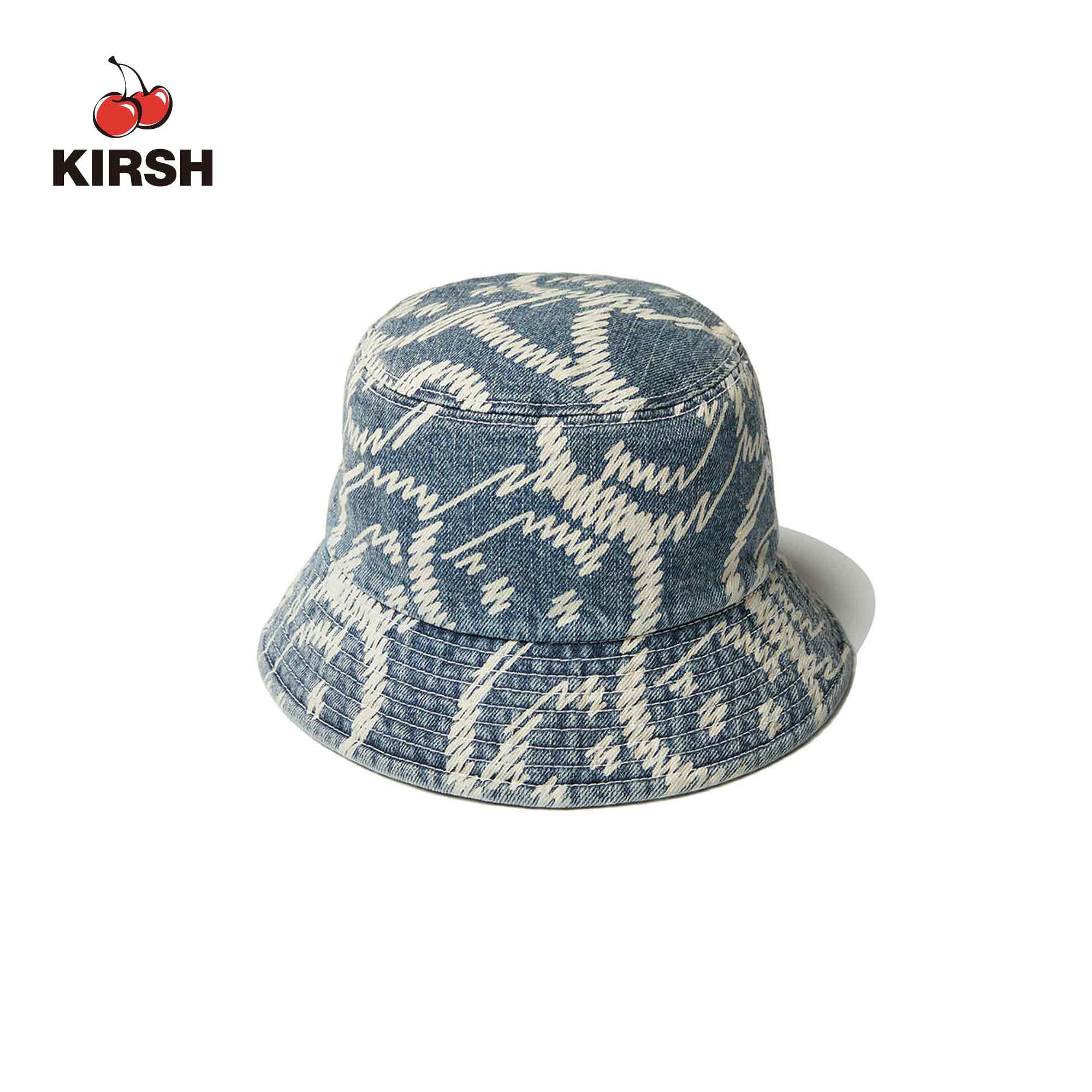 Kirsh Doodle Cherry Denim Hat Women Hat Women Cap Korean Brand