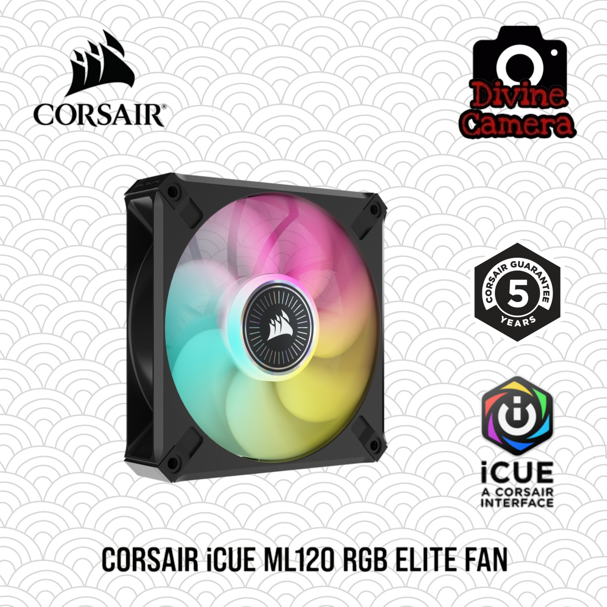 Corsair Icue Ml Rgb Elite Premium Mm Pwm Magnetic Levitation Fan