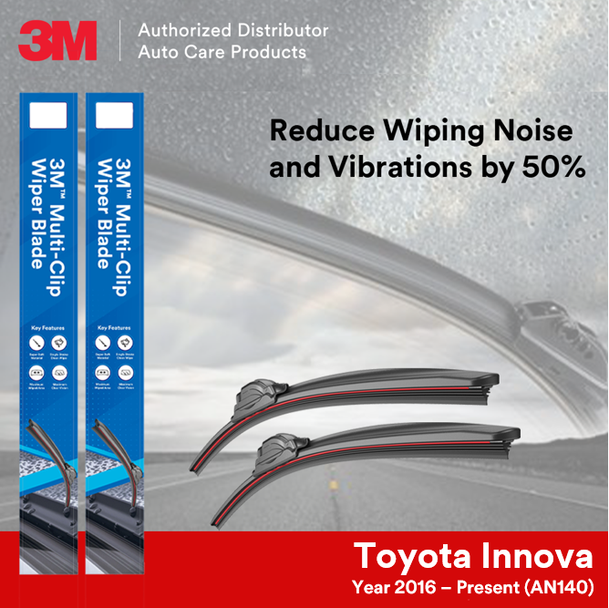 M Multi Clip Hybrid Design Wiper Blades For Toyota Innova Nd Gen