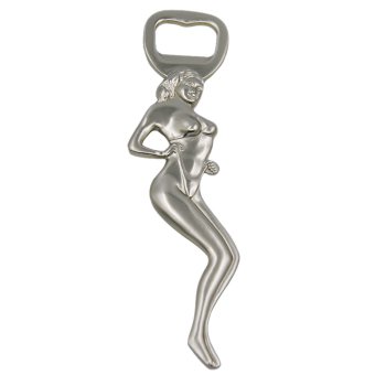 Novelty Sea Maid Style Metal Wine Beer Bottle Opener Silver Export Novelty Sea Maid Style Metal Wine Beer Bottle Opener Silver Export