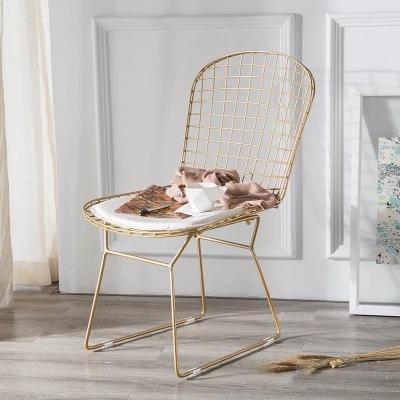 HYUNDAI Marble Dining-table Rectangular Table Household Small Apartment Dining Tables And Chairs Set Iron Art Creative Simple Table
