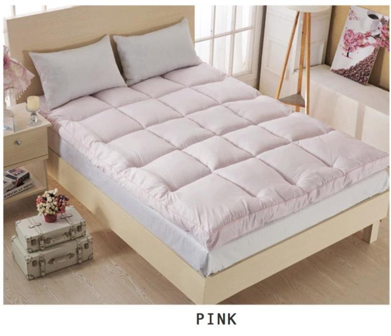 Japanese Checkered Design Mattress Topper - 5/10CM Thickness (Mattress)