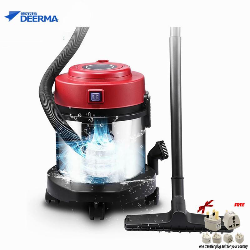 LAHOME Deerma Small Powerful Vacuum Cleaner Household Bucket Wet/Dry DX132F Singapore