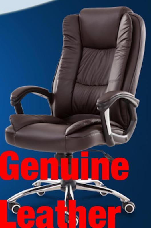 UMD Genuine Leather Boss Chair Director Chair Type A338 (Free Installation) Singapore