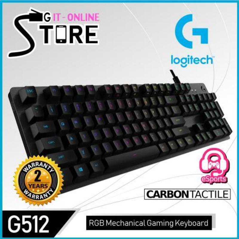 Logitech G512 Carbon Tactile RGB Gaming Mechanical Keyboard Singapore