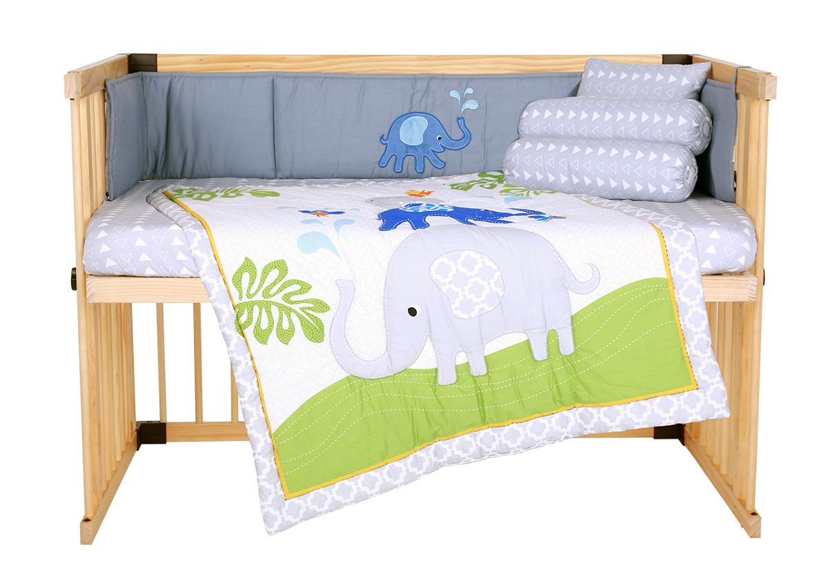 Toddler Bedding At Best In Singapore Cotton Bedding Set Elephant Nursery