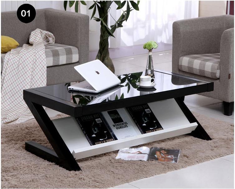 JIJI (Free Installation) Mikaela Z-Style Coffee Table 100/120 x 50 x 40 CM (Coffee Table) Living Room Storage Coffee Table/ Furniture/ Free 12 Months Local Warranty (SG)