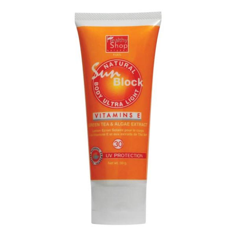 Buy Healthy Shop 222 Sun Block Body Ultra Light With Vitamin E 50g Singapore