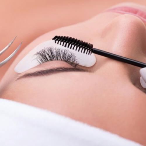 Glamour Beauty: Lash By Lash Extension + Touch-Up + Eyebrow Shaping For 1 Person (1 Session) At Singpost Centre By Indulgemall