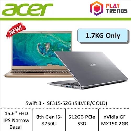 Sept Promo!!!Acer Swift 3 SF315-52G-57GG Thin and Light 15.6-Inch Display Laptop