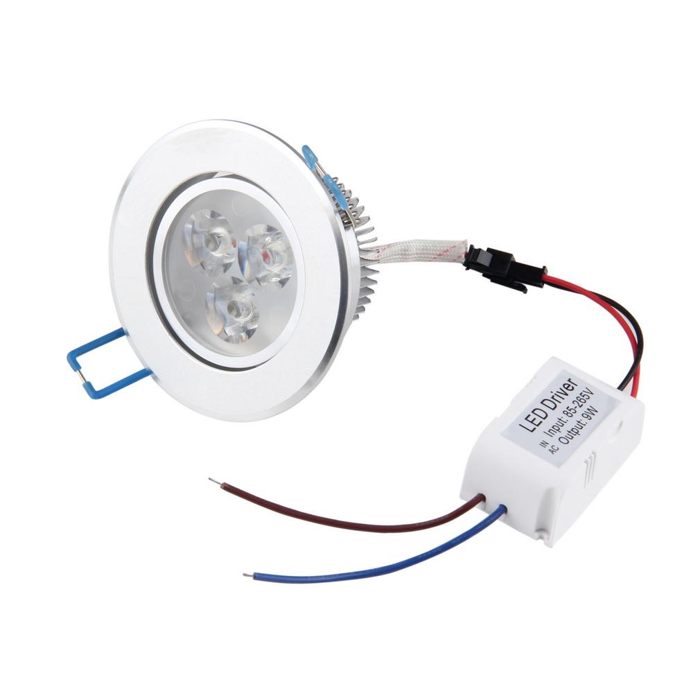 NO.1 9W LED Downlight Ceiling Recessed Light Down Lamp Lighting Bulb + Driver Energy-Saving warm white Singapore