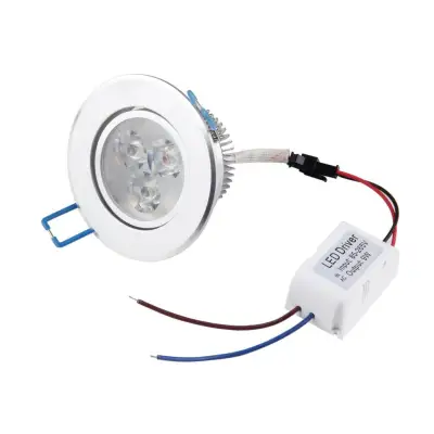 NO.1 9W LED Downlight Ceiling Recessed Light Down Lamp Lighting Bulb + Driver Energy-Saving warm white