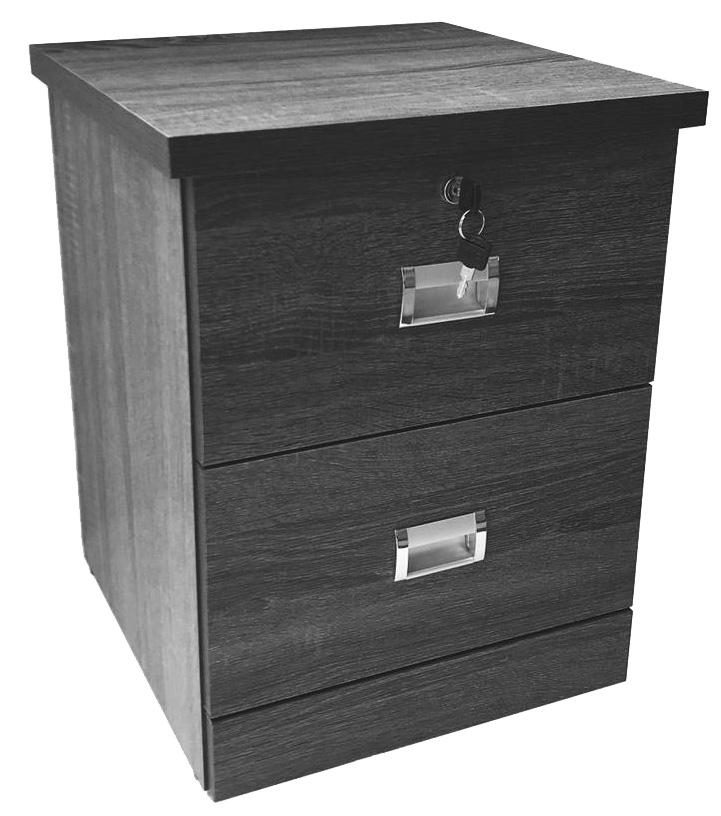 A-STAR Mason Bed Side Table in Ash Grey
