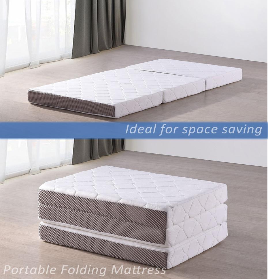 Single Foldable Foam Mattress * 8cm Thickness * Removable Cover * Knitted  Fabric * Fast Delivery