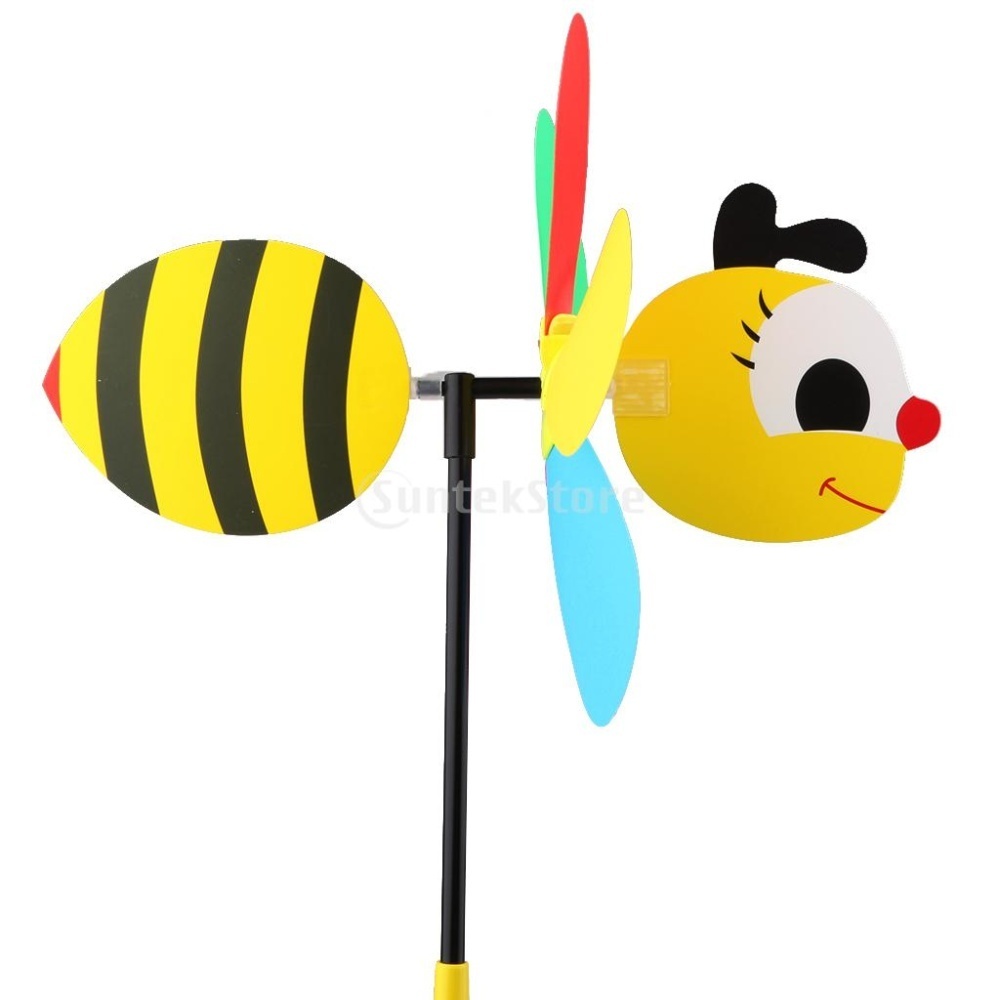 Magideal Rainbow Windmill Wind Spinner Colorful Garden Outdoor Wind Spinner Colorful Garden Outdoor