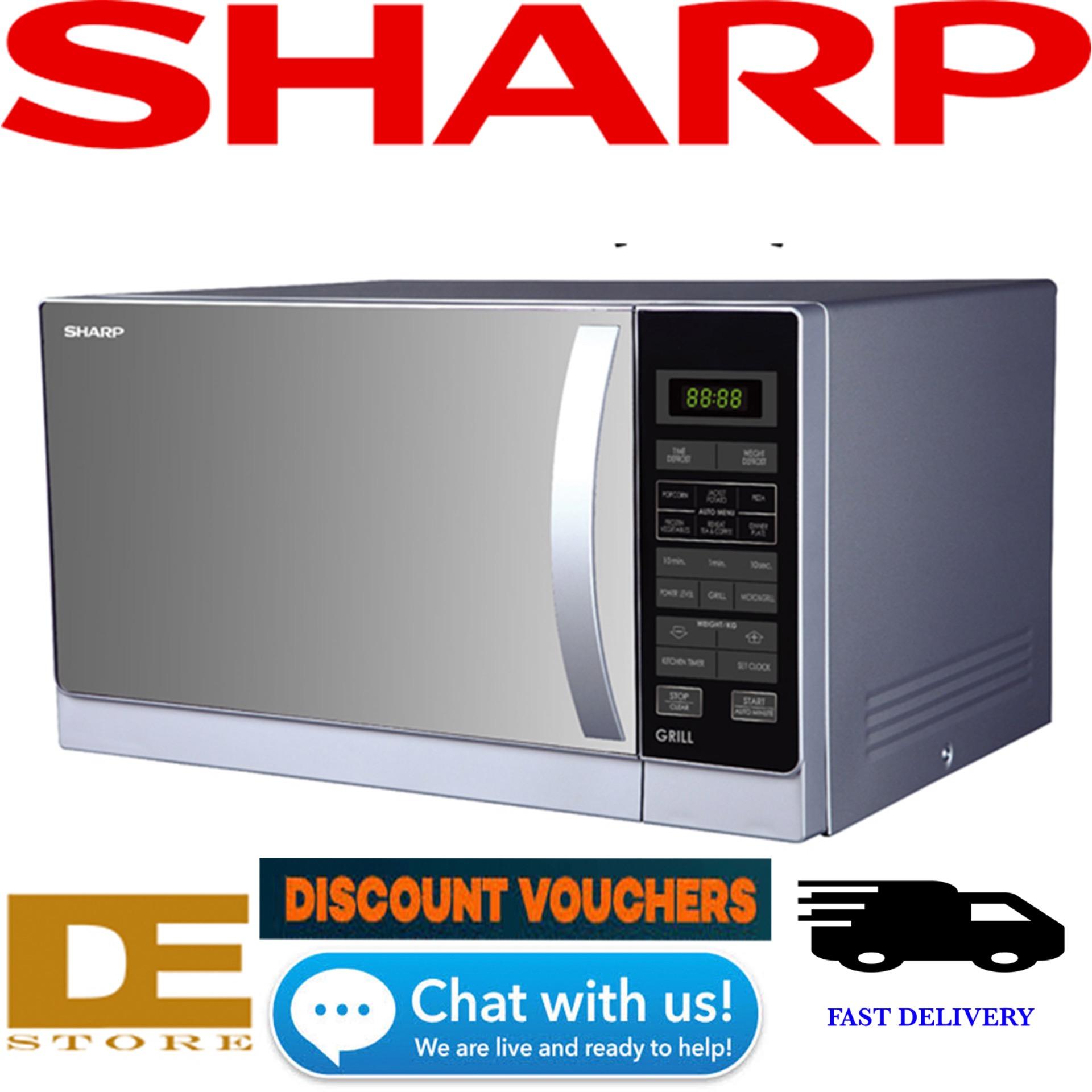 Microwaves Parts At Best Price In Sharp R 72a1 Compact Grill Microwave 25l
