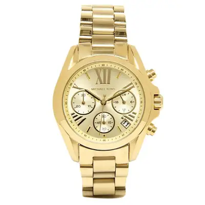[Preorder] Michael Kors Bradshaw Chronograph Champagne Dial Gold-tone 36mm Womens Watch MK5798