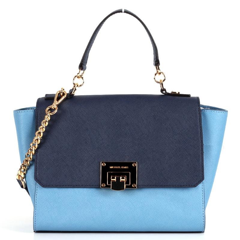 Women Michael Kors Bags Totes Lazada Michael Kors Tina Tze Crosshatched Saffiano Leather Color Block Crossbody Tote Bag