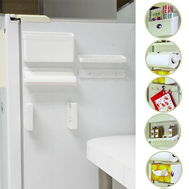 5 in 1 Multipurpose Magnetic Refrigerator Shelf - Kitchen Organizer - Kitchen Tools