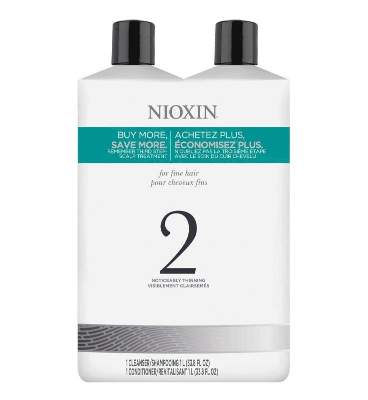 Buy NIOXIN NO.2 CLEANSER + CONDITIONER PROMOTION SET 2 X 1L Singapore