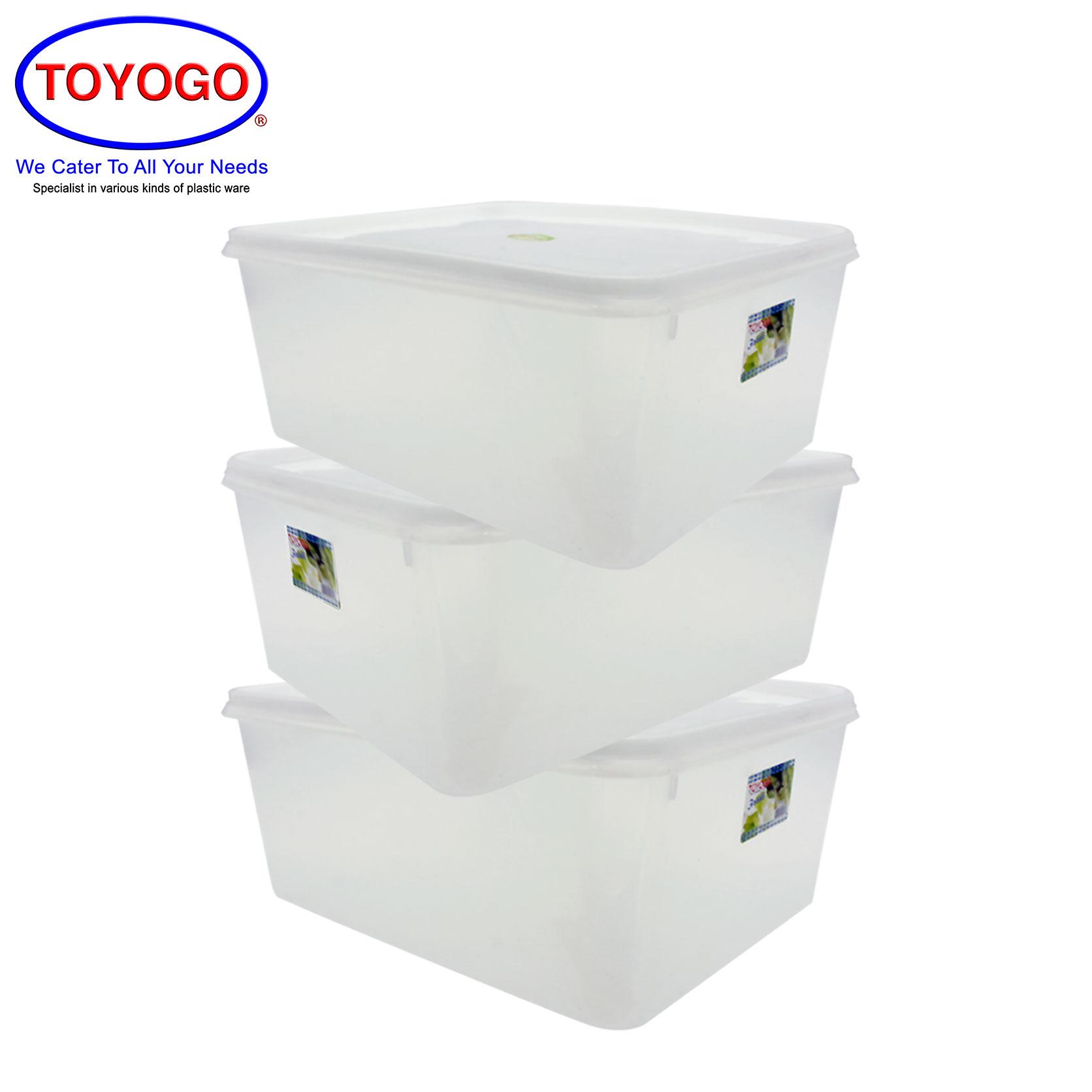Toyogo Rectangular Box (Bundle of 3) (2181)