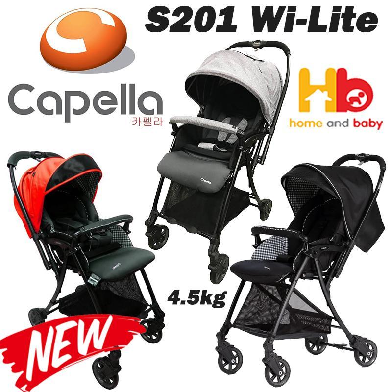Capella S201 Wi-Lite™ Stroller Red Black Grey Singapore