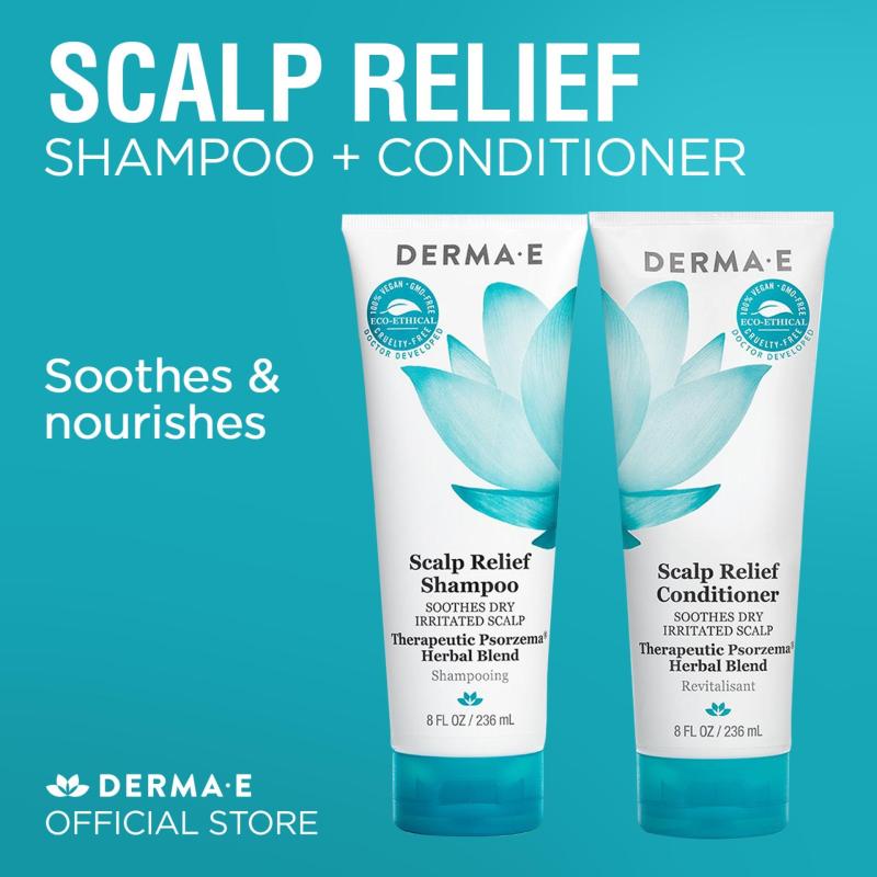 Buy Derma E Scalp Relief Shampoo + Conditioner (2 x 236ml) Singapore