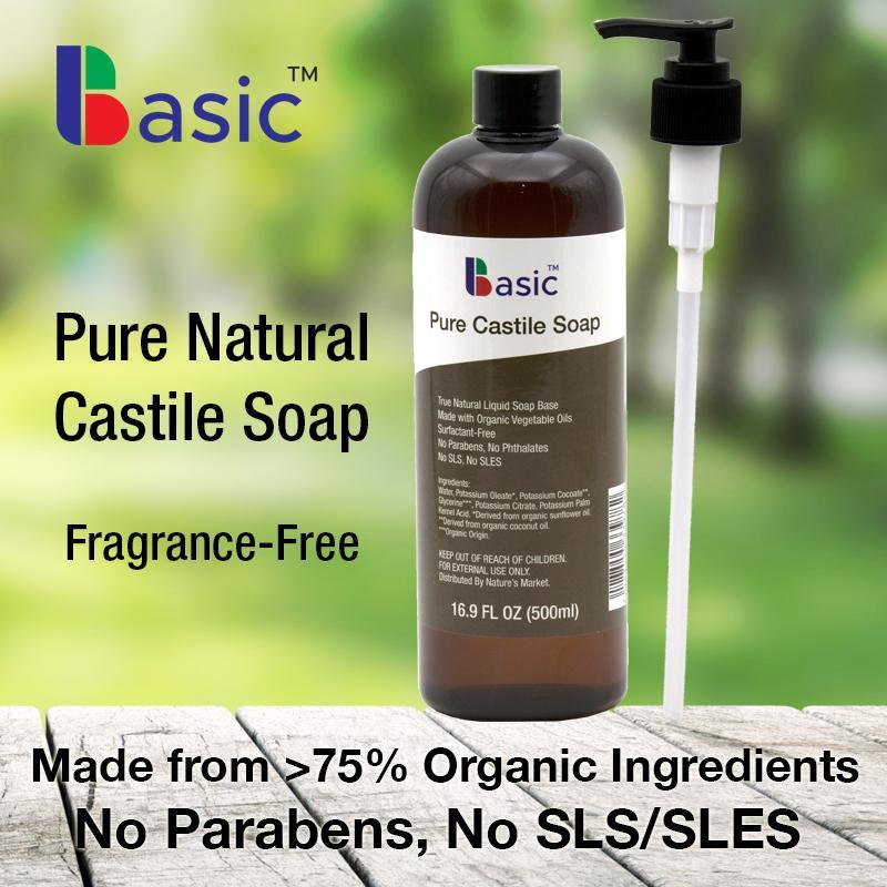 Buy Basic Pure Liquid Castile Soap Unscented Singapore