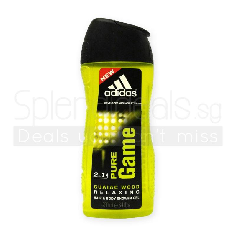 Buy (Pack of 6) ADIDAS Shower Gel - Pure Game 3 in 1 Hair and Body Shower Gel 250ml - 7208 Singapore