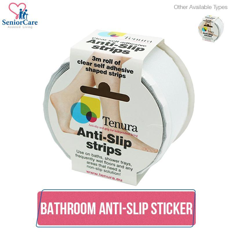 Buy TENURA Anti-Slip Sticker For Bathroom & Toilet (Circles & Strips) - Clear Singapore