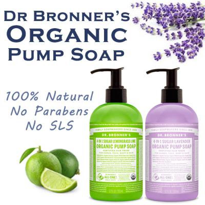 Buy Dr Bronners Organic Sugar Pump Soap - 350ml Singapore