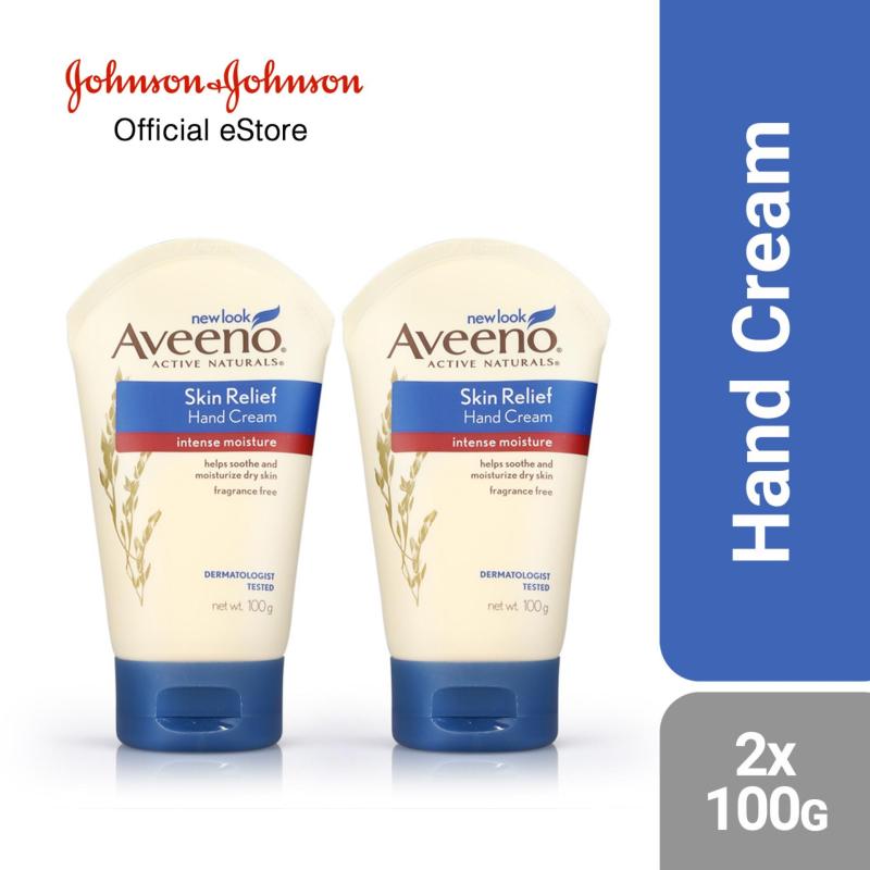 Buy Aveeno Hand Cream Skin Relief 100g x 2 pcs Singapore