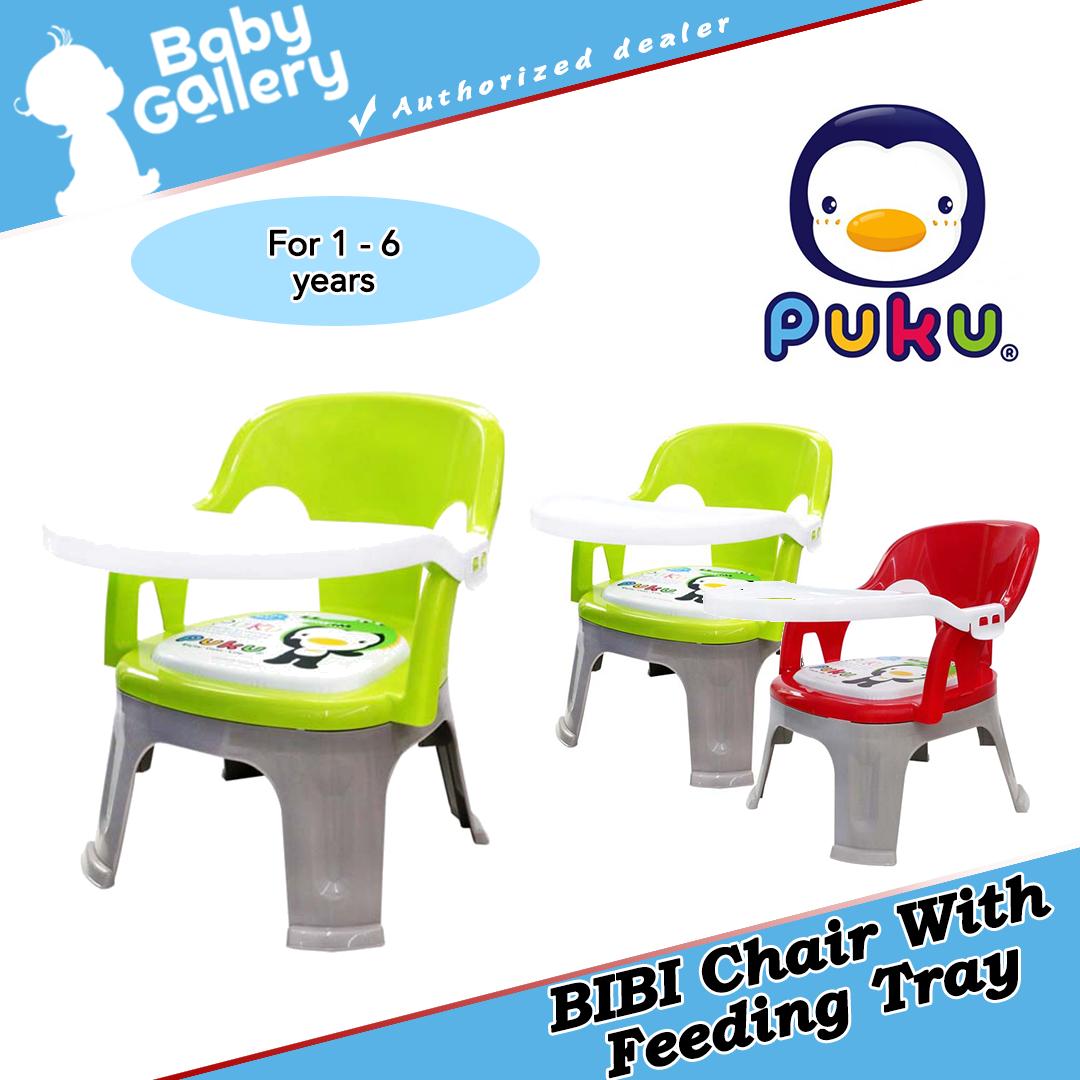Puku BIBI Kid Chair With Feeding Tray (Green)