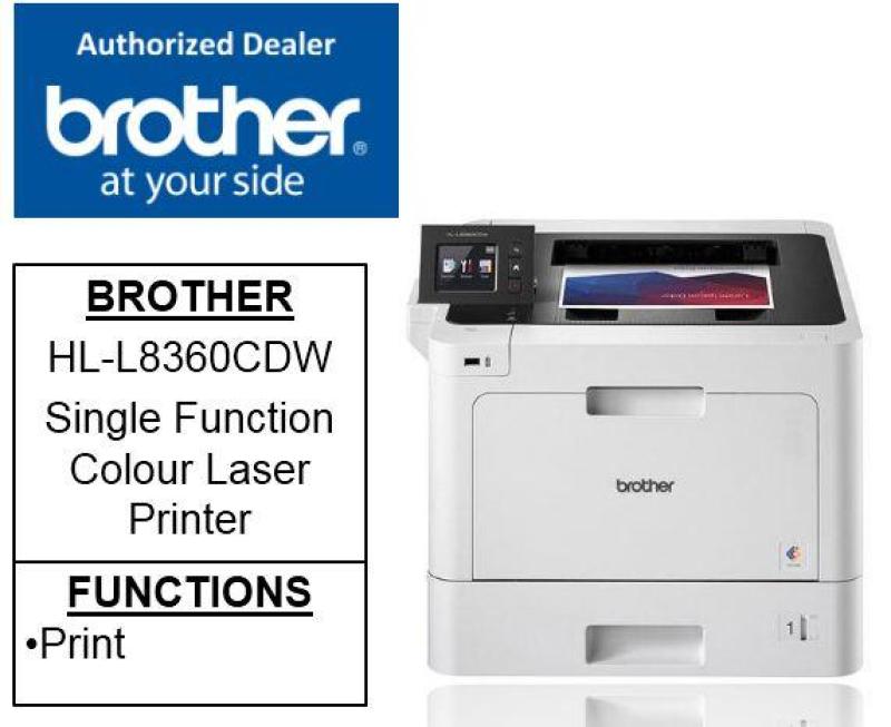 Brother HL-L8360CDW Single Function Color Laser Printer HLL8360CDW HL-L8360 CDW HL L8360 CDW Singapore