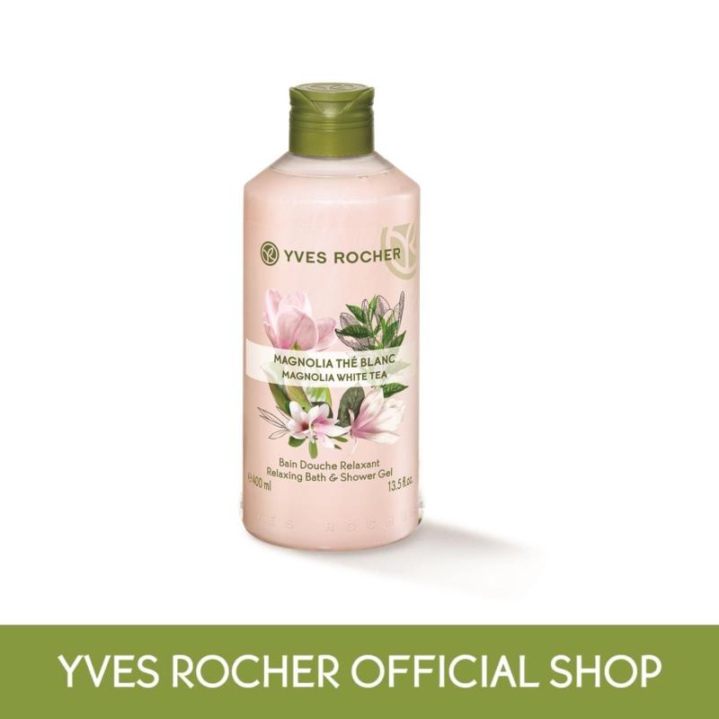 Buy Yves Rocher Relaxing Magnolia White Tea Shower Gel 400ml Singapore
