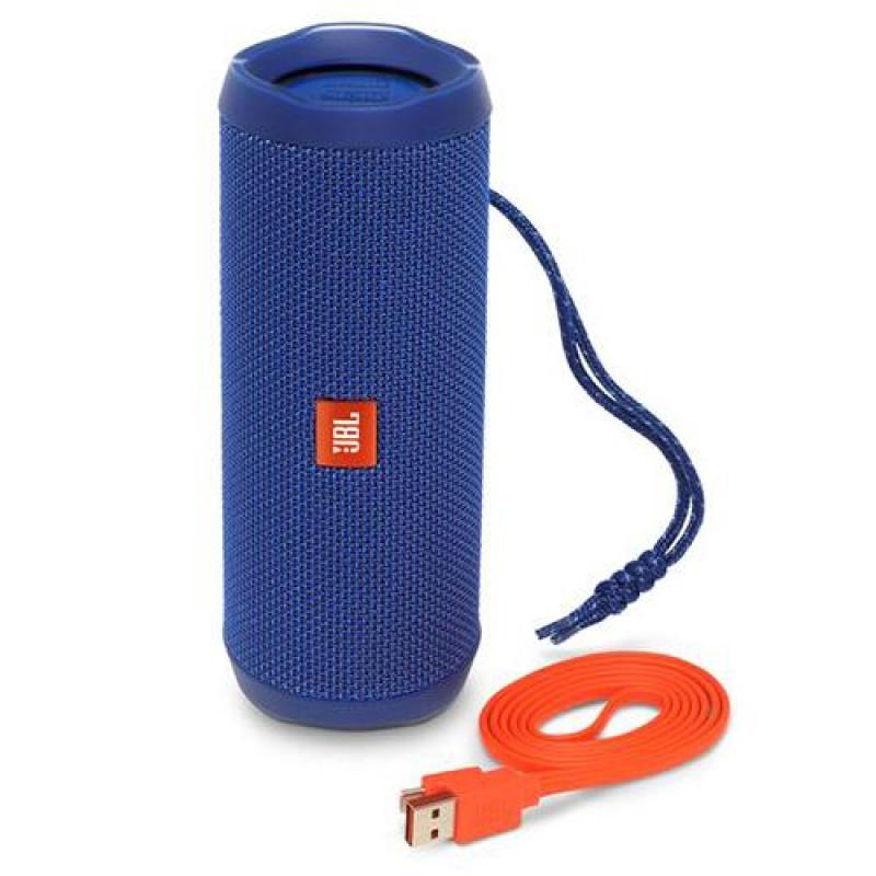 JBL Flip 4 (1 year warranty) Waterproof Bluetooth Speaker (Blue) Singapore