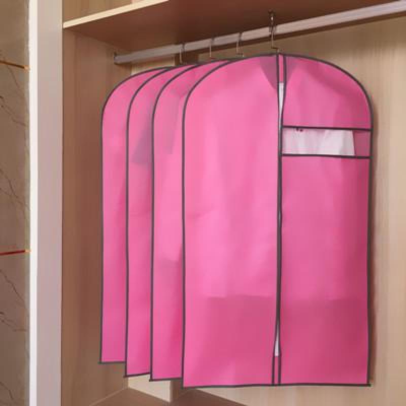 5 Pieces Clothing Dustproof Bag Clothes Cover Clothes Hood Dust Cover Overcoat Dust Cover Garment Bag Non-woven Garment Bag
