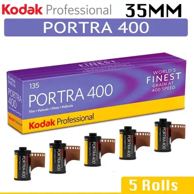 Kodak Professional PORTRA 400 135 35mm Color Negative Roll Film - 5 Roll in a Box