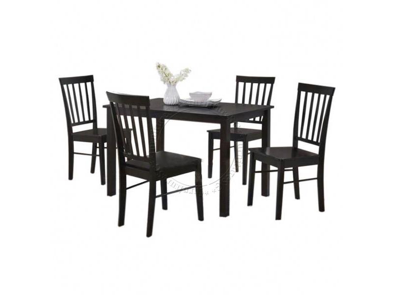 Dining Room Sets Furniture Lazada Solid Wood Dining Set Table 4 Chairs Free Installation