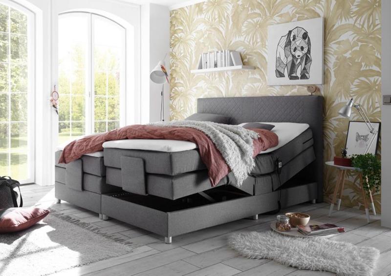 Motorized boxspring bed 160x200cm European Queen