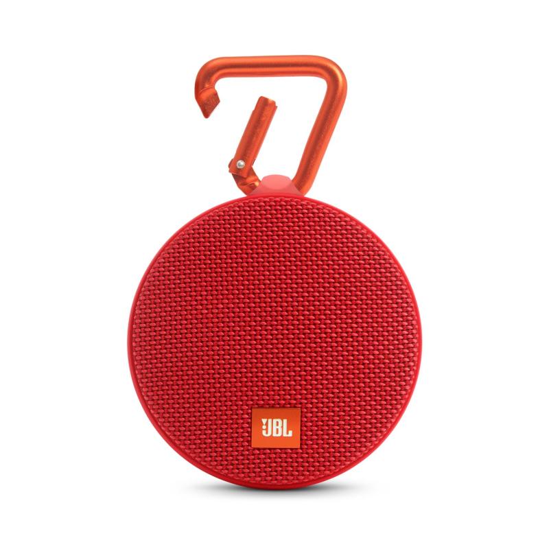 JBL Clip 2 Waterproof Portable Bluetooth Speaker - Red Singapore