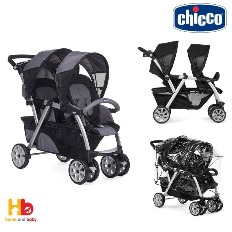 Chicco Together Twin Stroller - Coal Singapore