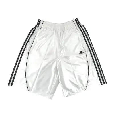 Adidas Basketball Shorts - 3 Stripes White/Black