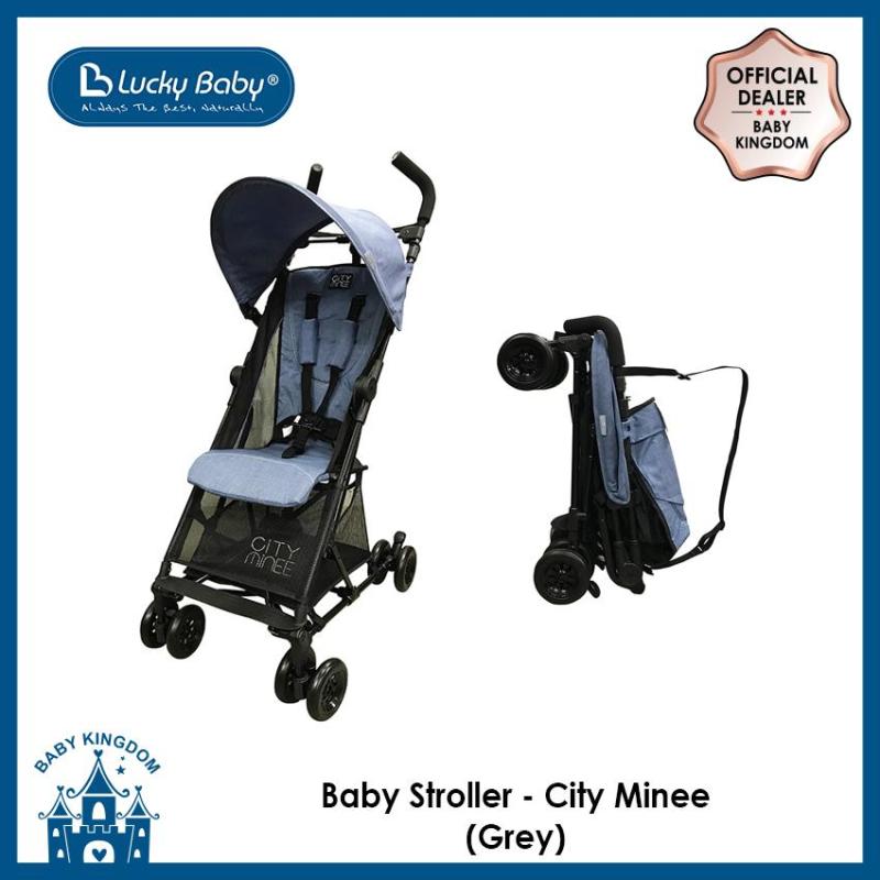 Lucky Baby Light Weight Stroller (City Minee) - Grey Singapore