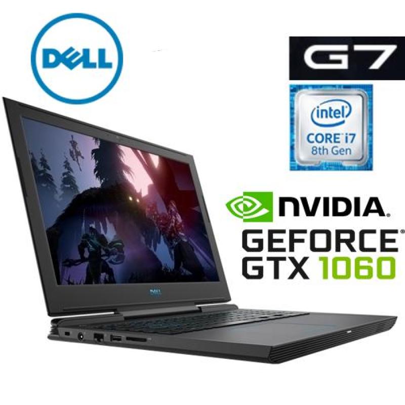 DELL G7 GAMING LAPTOP INTEL CORE I7-8750H / 16GB DDR4 /256GB SSD +1TB HDD / NVIDIA GeFORCE GTX1060 6GB /15.6FHD IPS ANTI GLARE LED SCREEN/1 YR DELL WARRANTY