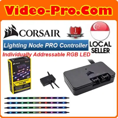Corsair Lighting Node PRO RGB Lighting Controller with Individually Addressable RGB LED Strips CL-9011109-WW