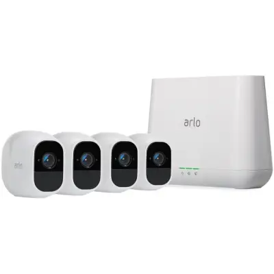 Arlo Pro 2 VMS4430P Smart Security System with 4 Cameras