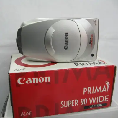 Canon Prima Super 90 Wide Caption Zoom 35mm Film Camera